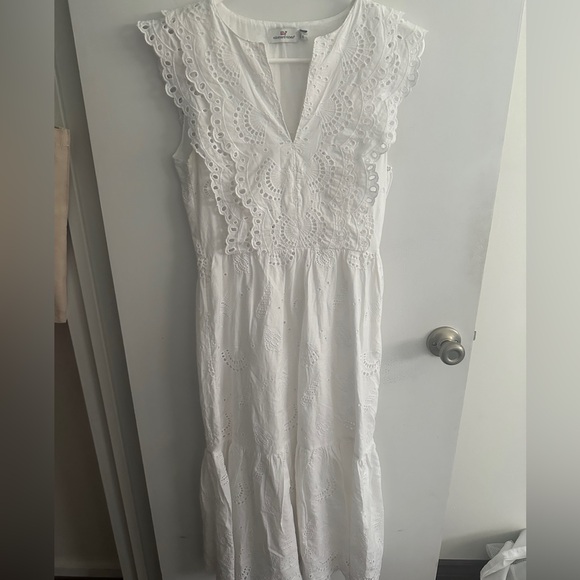 Vineyard Vines Seashell Eyelet Maxi Dress - Picture 2 of 4